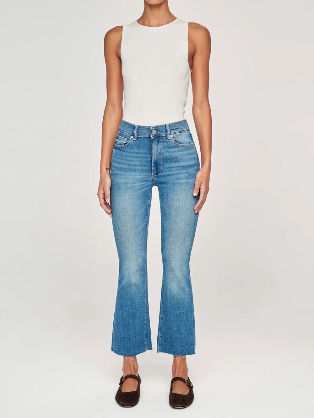 DL1961* Bridget Boot High Rise Instasculpt™ Crop Jeans